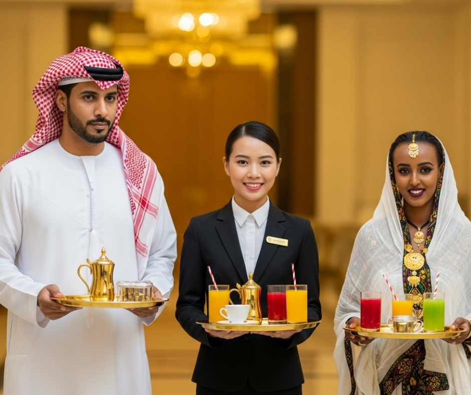 خدمة رجالي ونسائي: حلول شاملة للمناسبات في الكويت تجمع بين الخصوصية والكفاءة